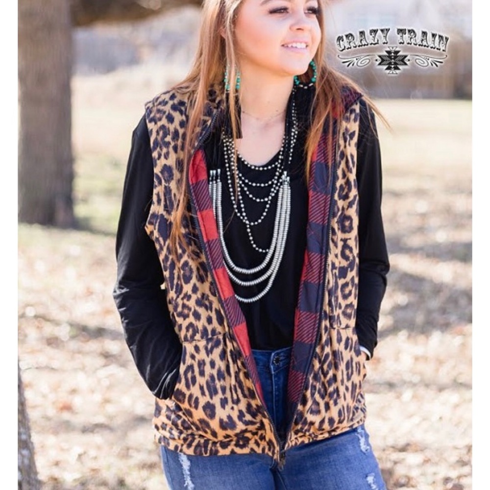 Crazy Train Mountain Mama Reversible Vest